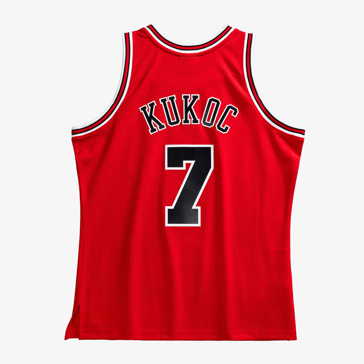 Toni Kukoc #7 Chicago Bulls Mitchell & Ness Red Swingman 1997 Jersey