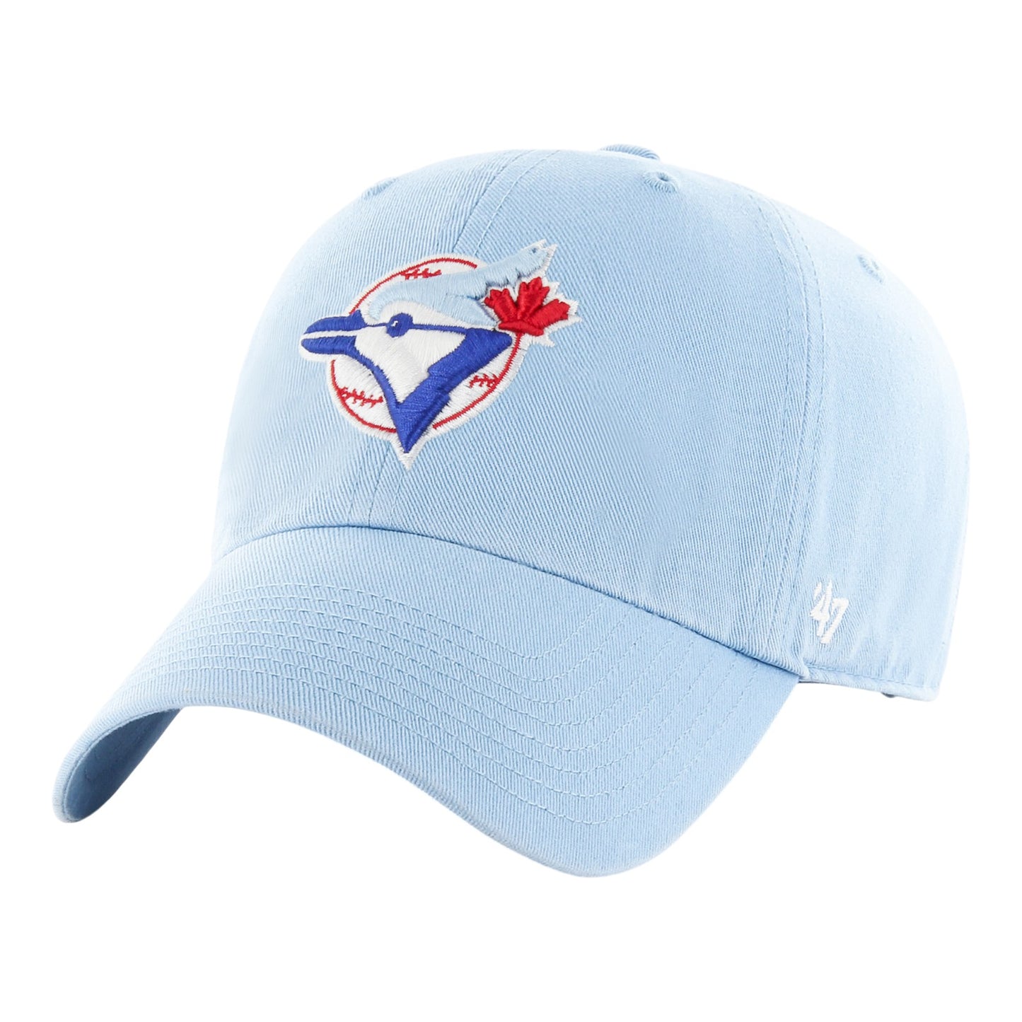 Toronto Blue Jays '47 Cooperstown Columbia Blue Clean Up Adjustable Hat