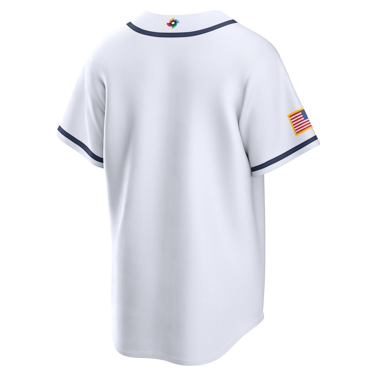 USA World Baseball Classic 2026 Nike White Home Jersey – Clark