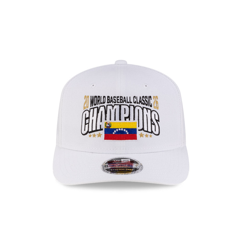 Venezuela World Baseball Classic 2026 Champions New Era 9SEVENTY Stretch-Snap Adjustable Hat