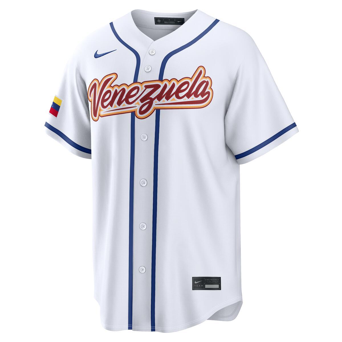 Venezuela World Baseball Classic 2026 Nike White Home Jersey