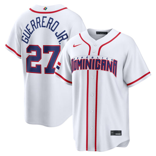 Vladimir Guerrero Jr. Dominican Republic World Baseball Classic 2026 Nike Home Jersey