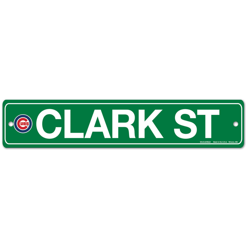 Clark Street Sign Plastic