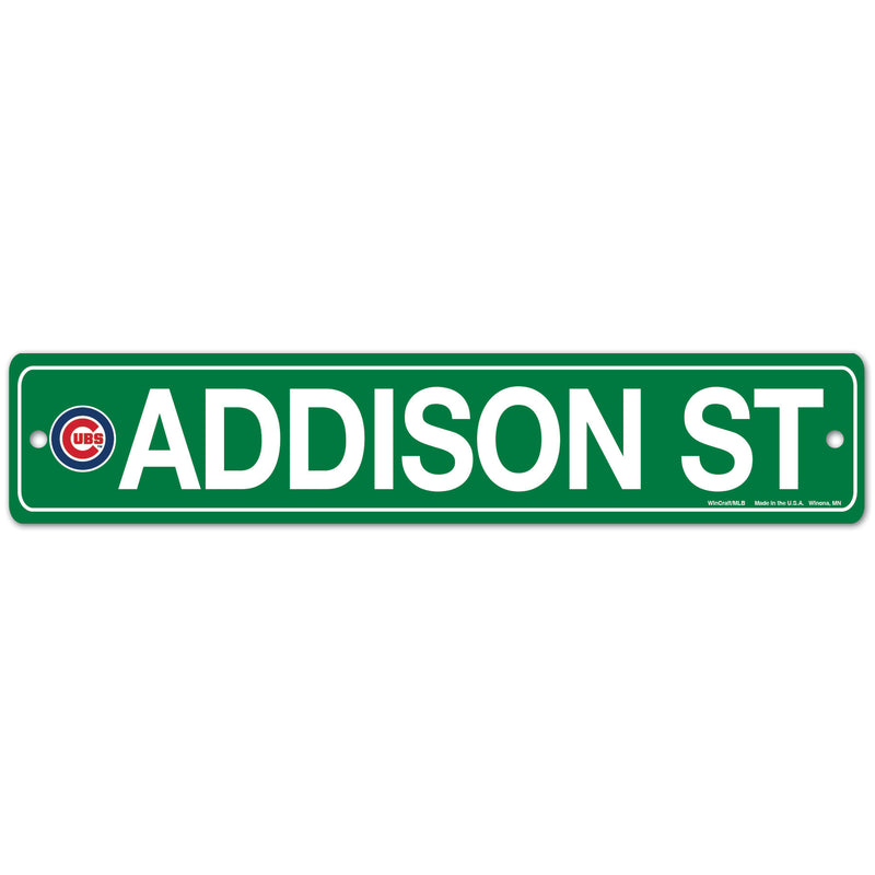 Addison Street Sign Plastic