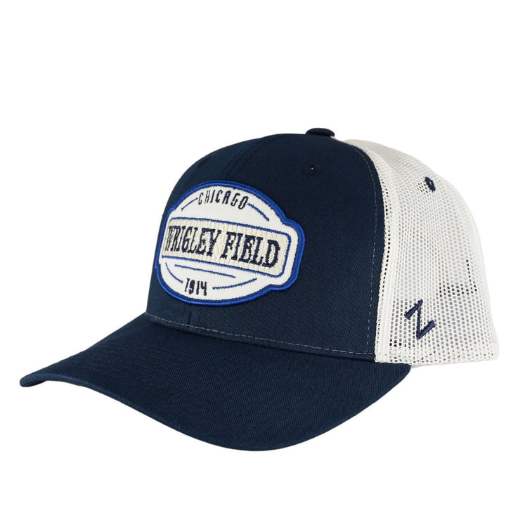Wrigley Field Navy Mesh Trucker Hat