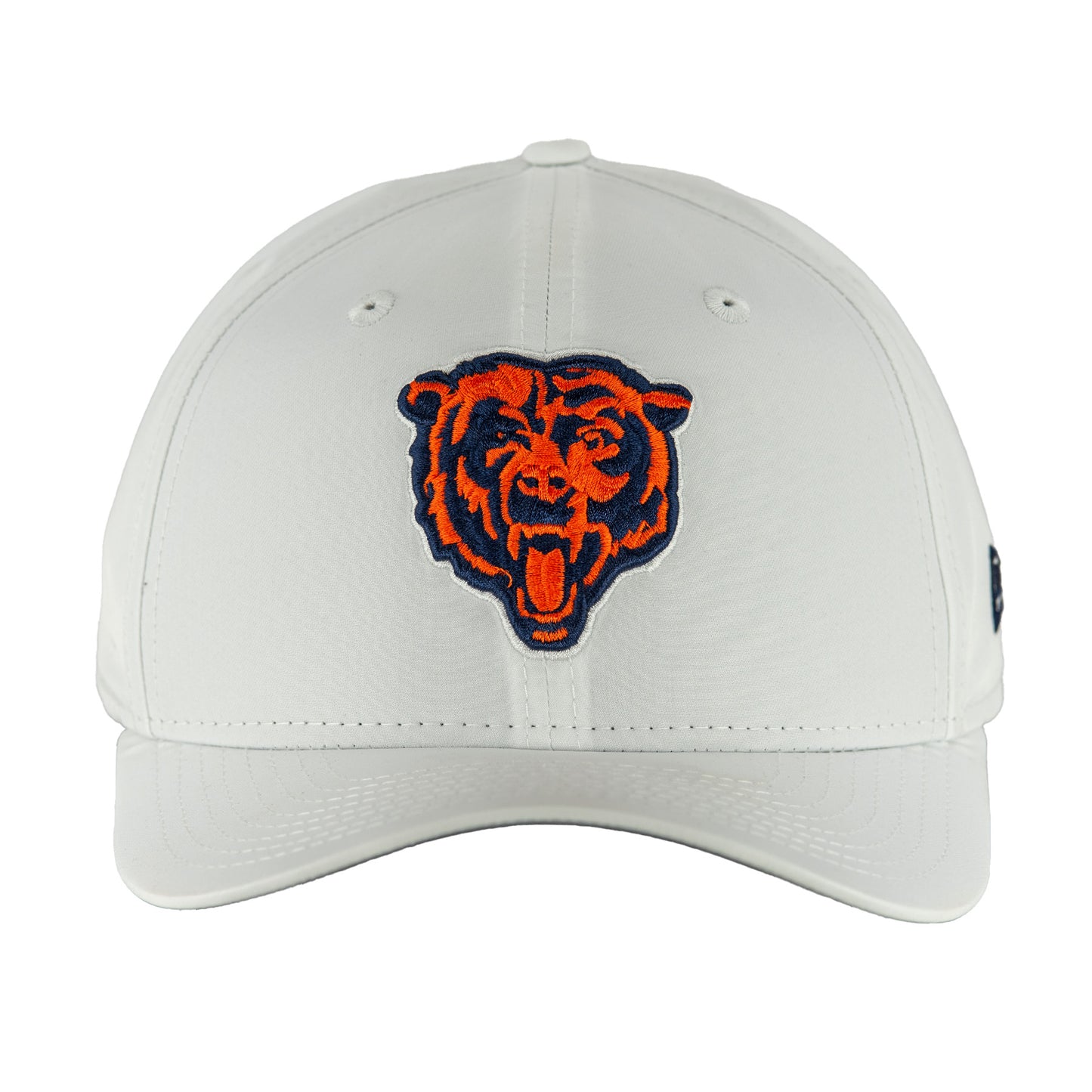 Chicago Bears White New Era 9SEVENTY Stretch-Snap Adjustable Hat