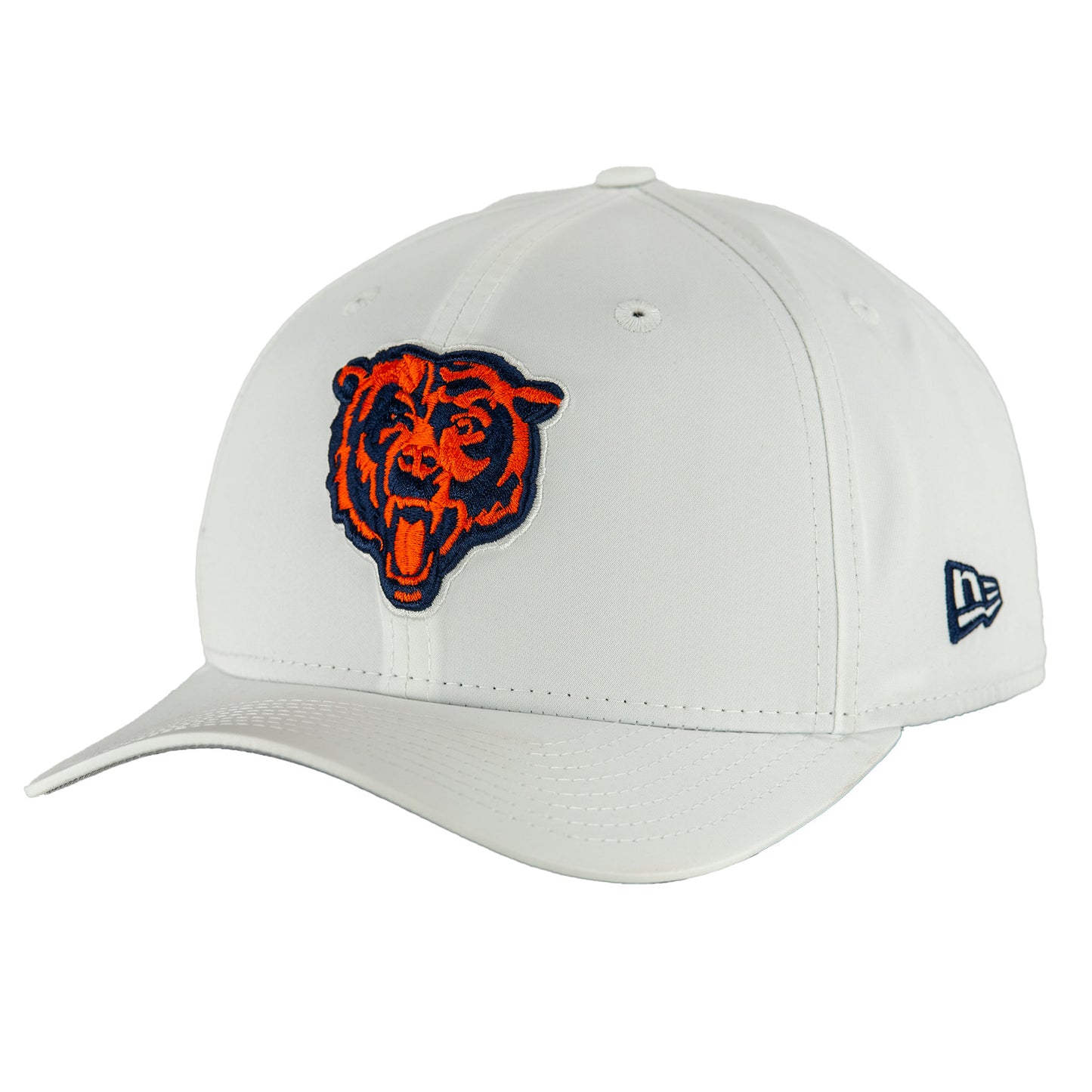 Chicago Bears White New Era 9SEVENTY Stretch-Snap Adjustable Hat