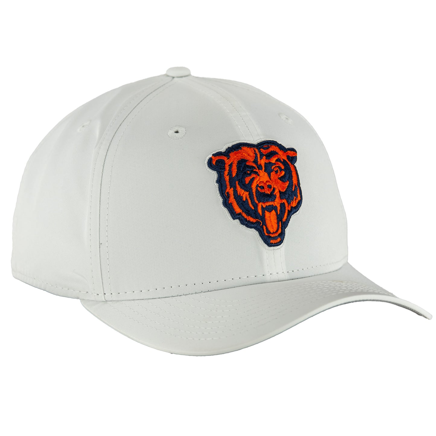 Chicago Bears White New Era 9SEVENTY Stretch-Snap Adjustable Hat