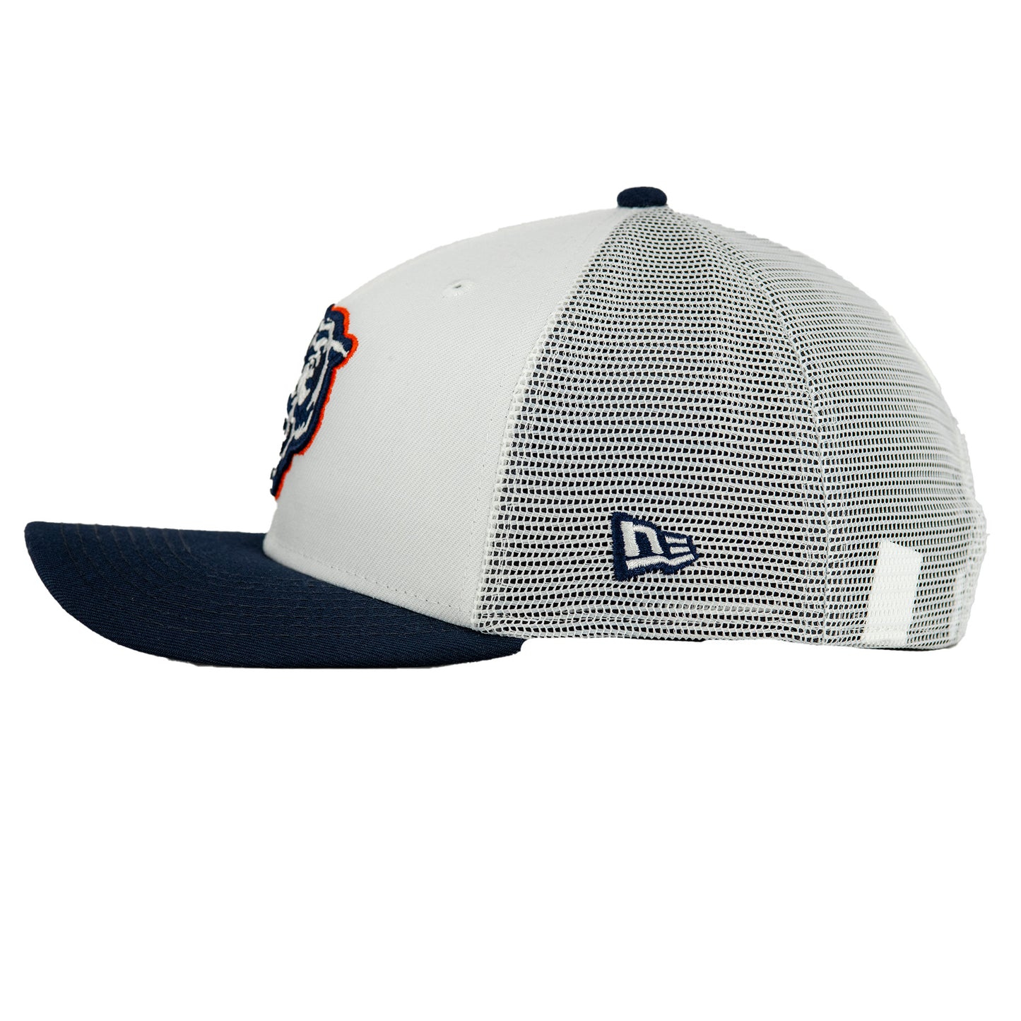 Chicago Bears White/Navy New Era 9SEVENTY Stretch-Snapback Hat