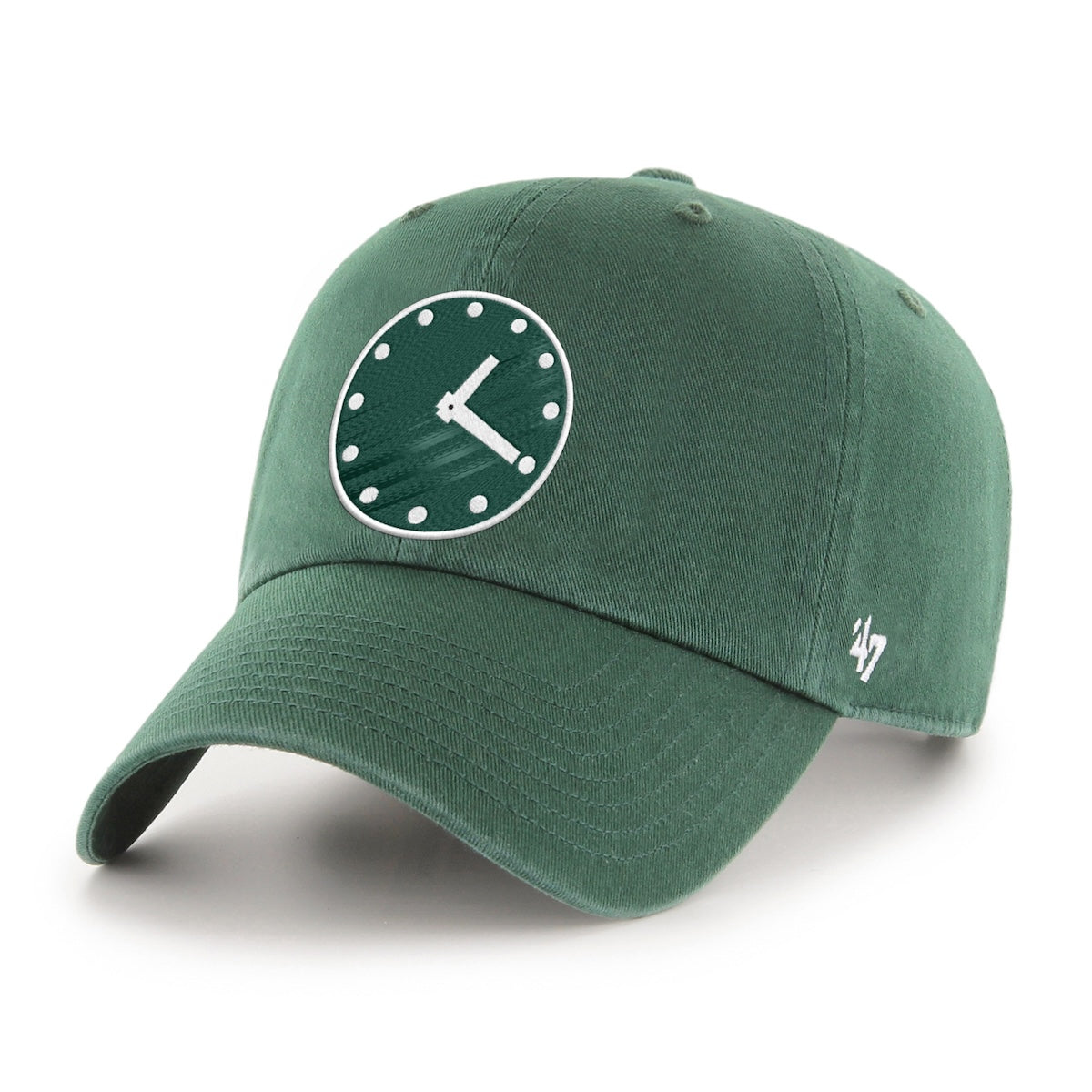 Wrigley Field Clock Green '47 Clean Up Adjustable Hat