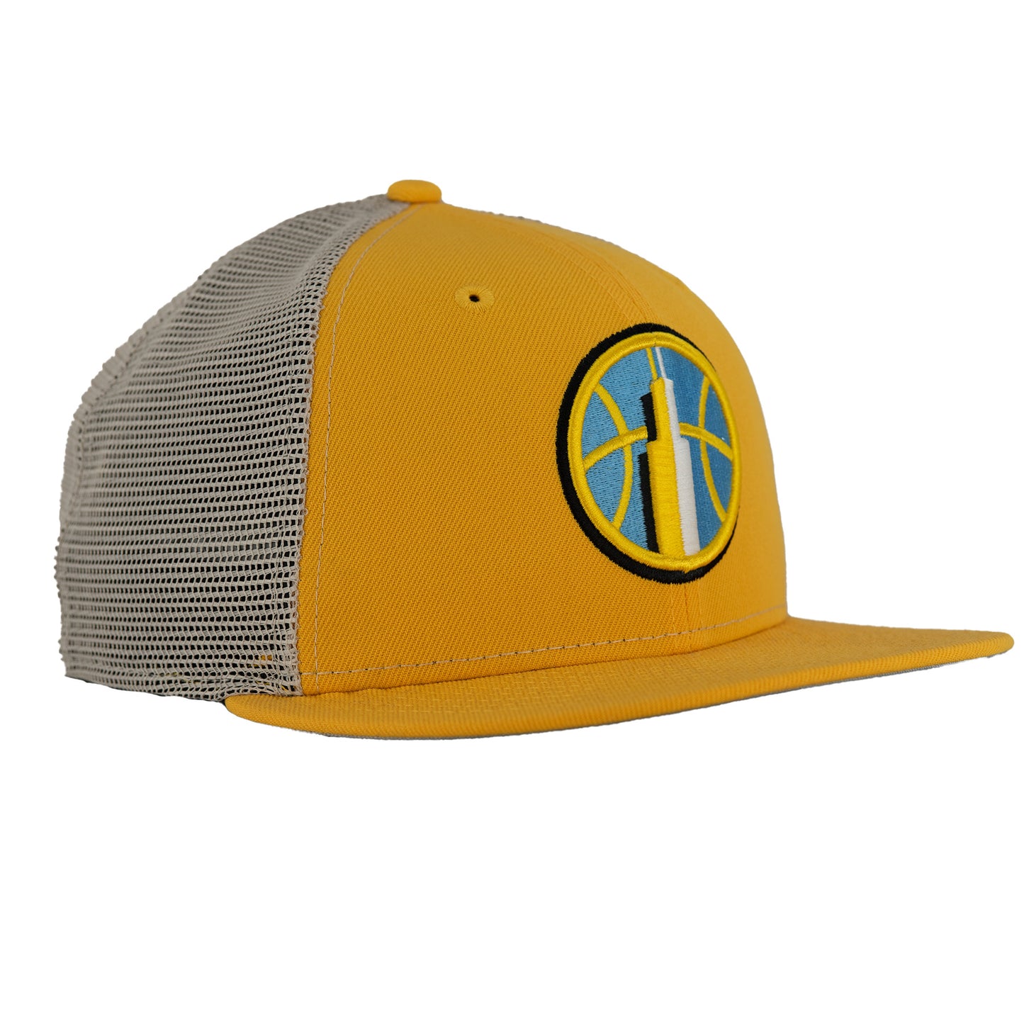 Chicago Sky Gold/Stone Classic New Era 9FIFTY Game Day Mesh Snapback Hat