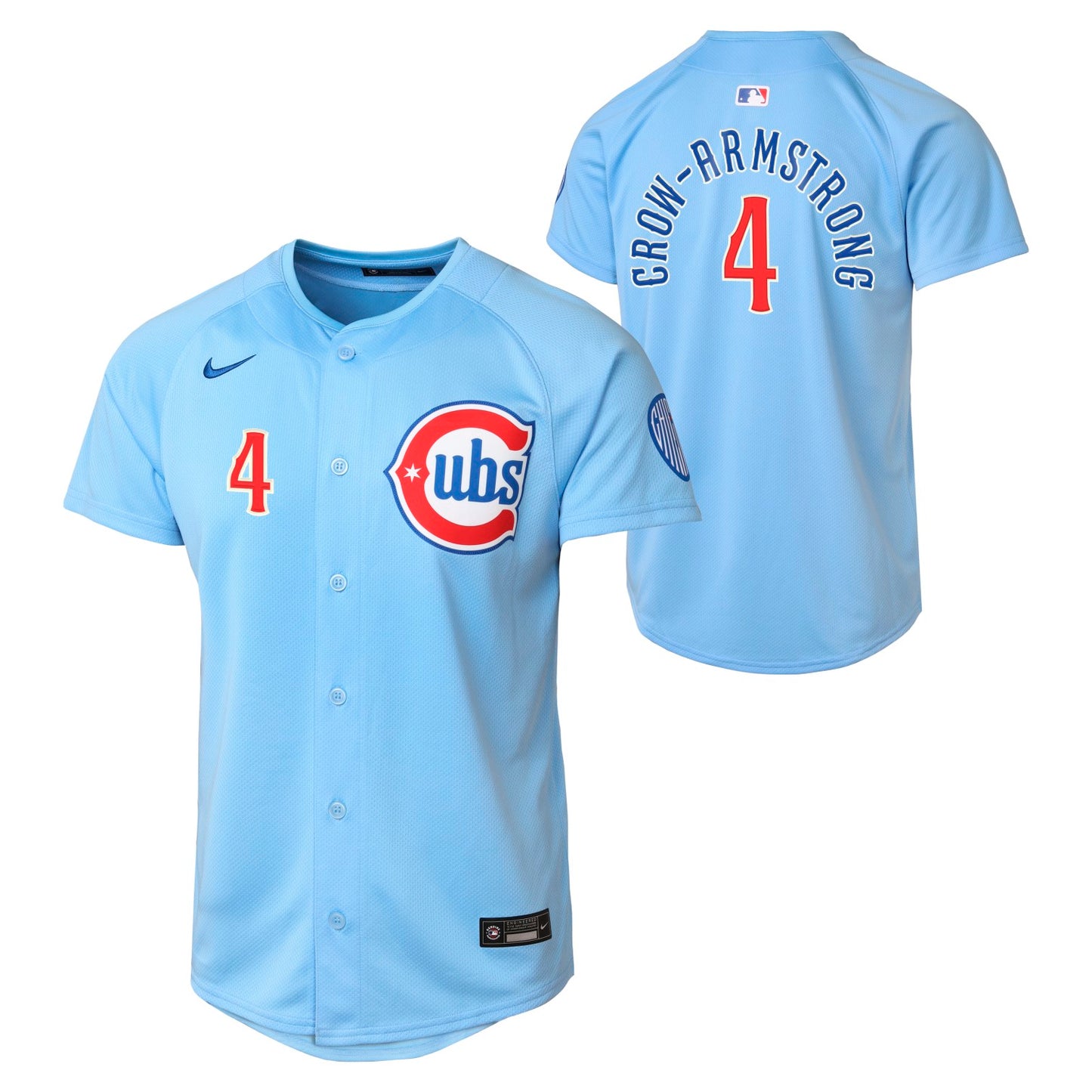 Pete Crow-Armstrong Chicago Cubs Nike Youth Alt Blues Jersey