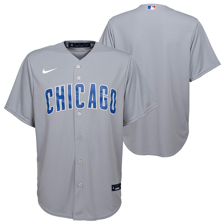 Chicago Cubs Nike Youth Grey Road Jersey - Clark Street Sports