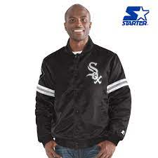 Chicago White Sox Black Current Starter Jacket