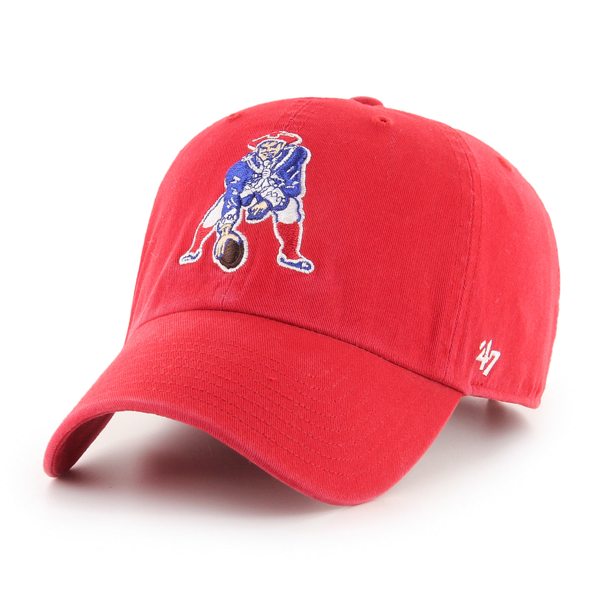 New England Patriots '47 Historic Red Clean Up Adjustable Hat