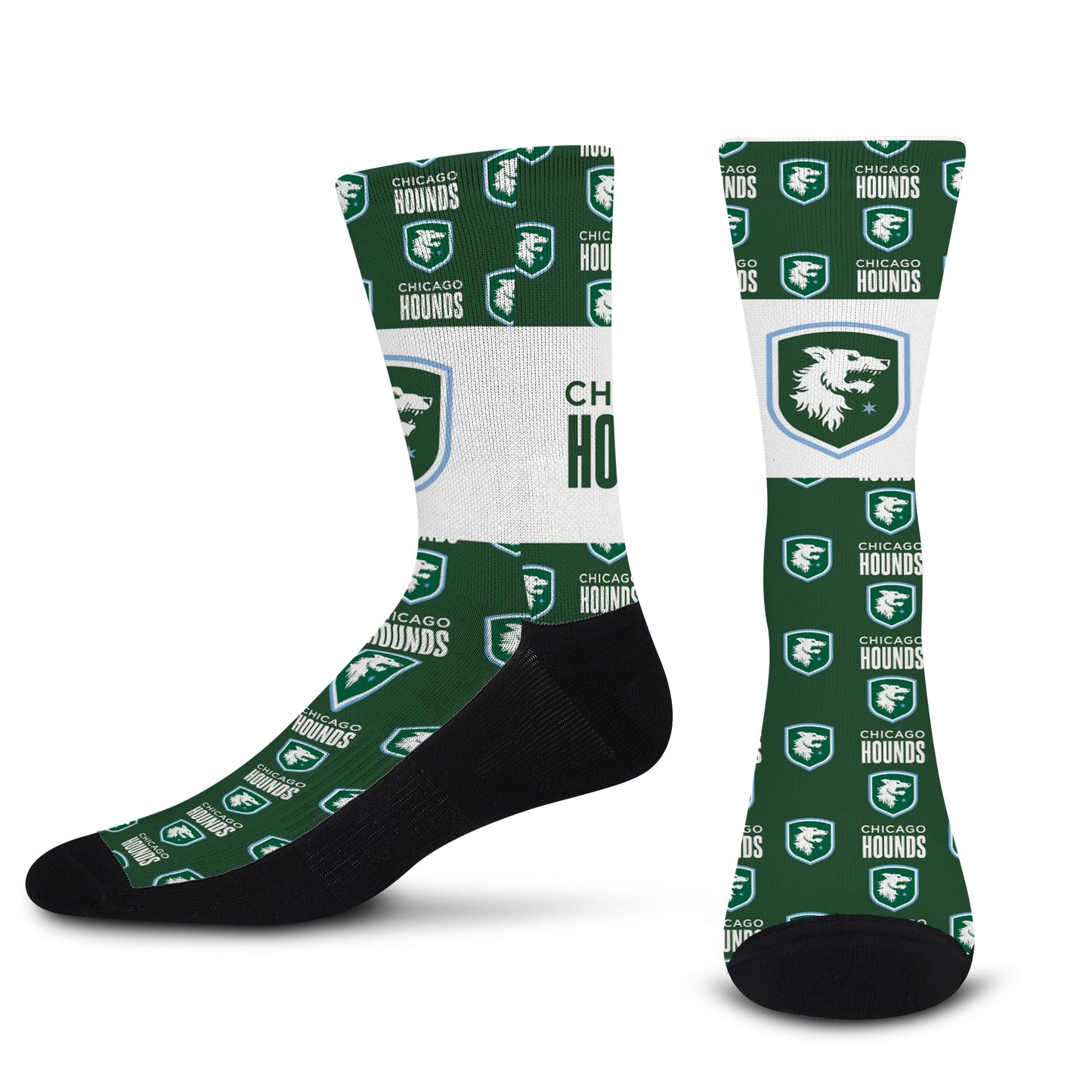 Chicago Hounds Youth Montage Banner Socks