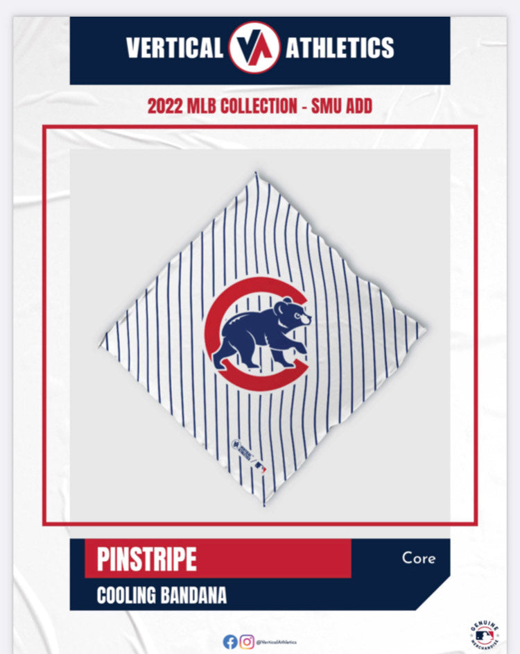 Chicago Cubs Pinstripe Cooling Bandana