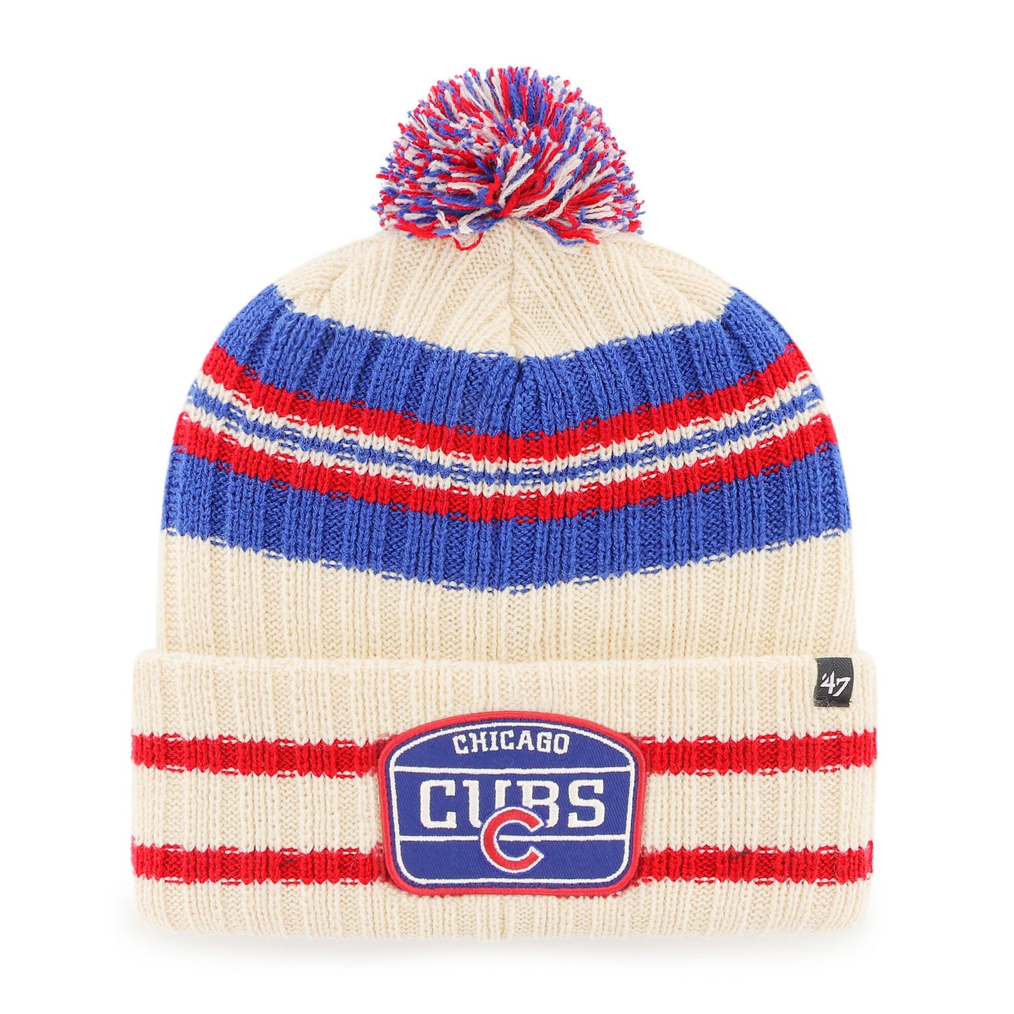 Chicago Cubs Home With Patch '47 Cuffed Knit hat