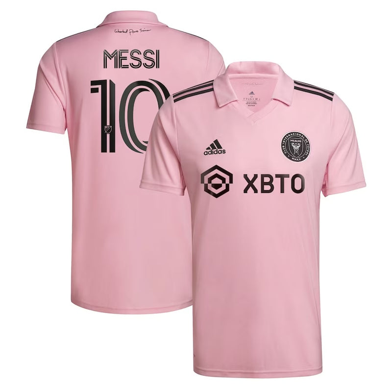 Lionel Messi Inter Miami CF Adidas Men's Pink Replica Jersey