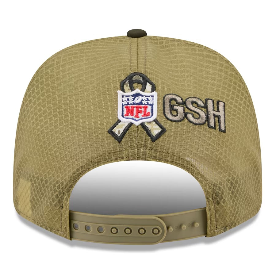 Chicago Bears 2025 Salute To Service New Era 9SEVENTY Stretch-Snap Adjustable Hat