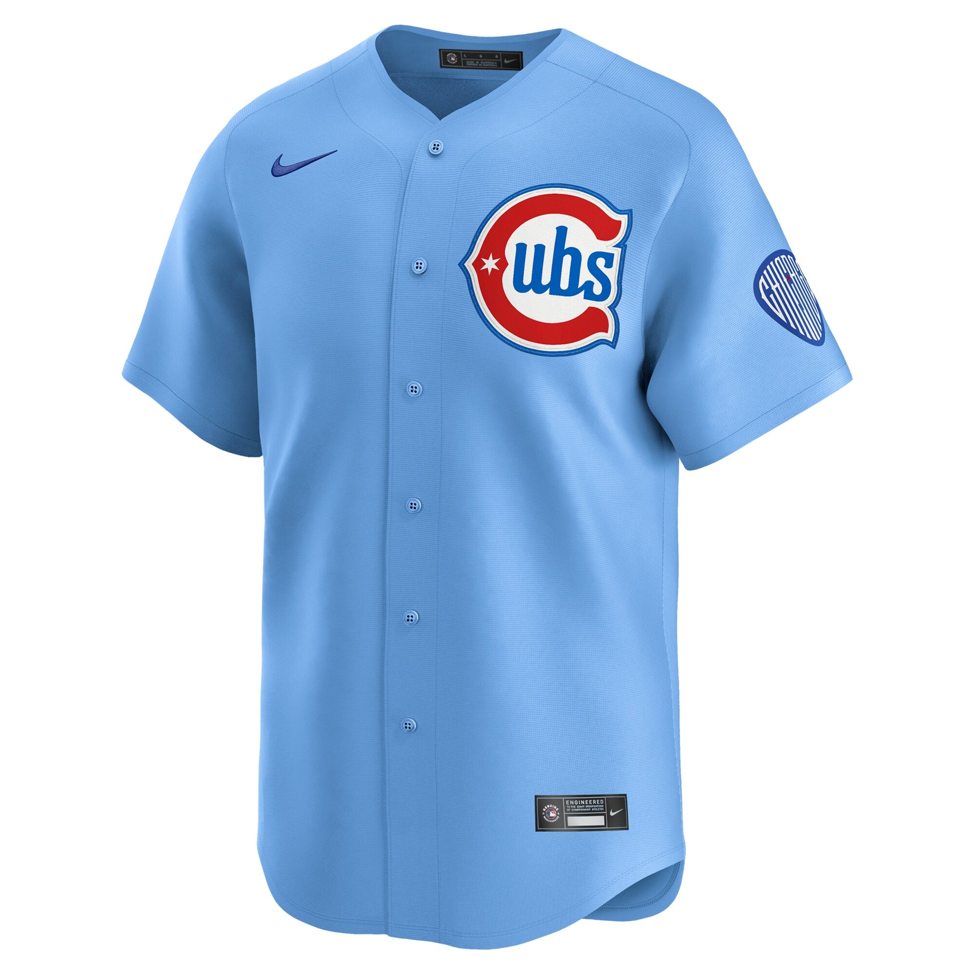 Chicago Cubs Nike Men's Baby Blue 2nd Alternate Limited Jersey
