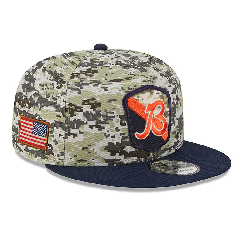 Chicago Bears 2023 Salute To Service New Era 9FIFTY Snapback Hat