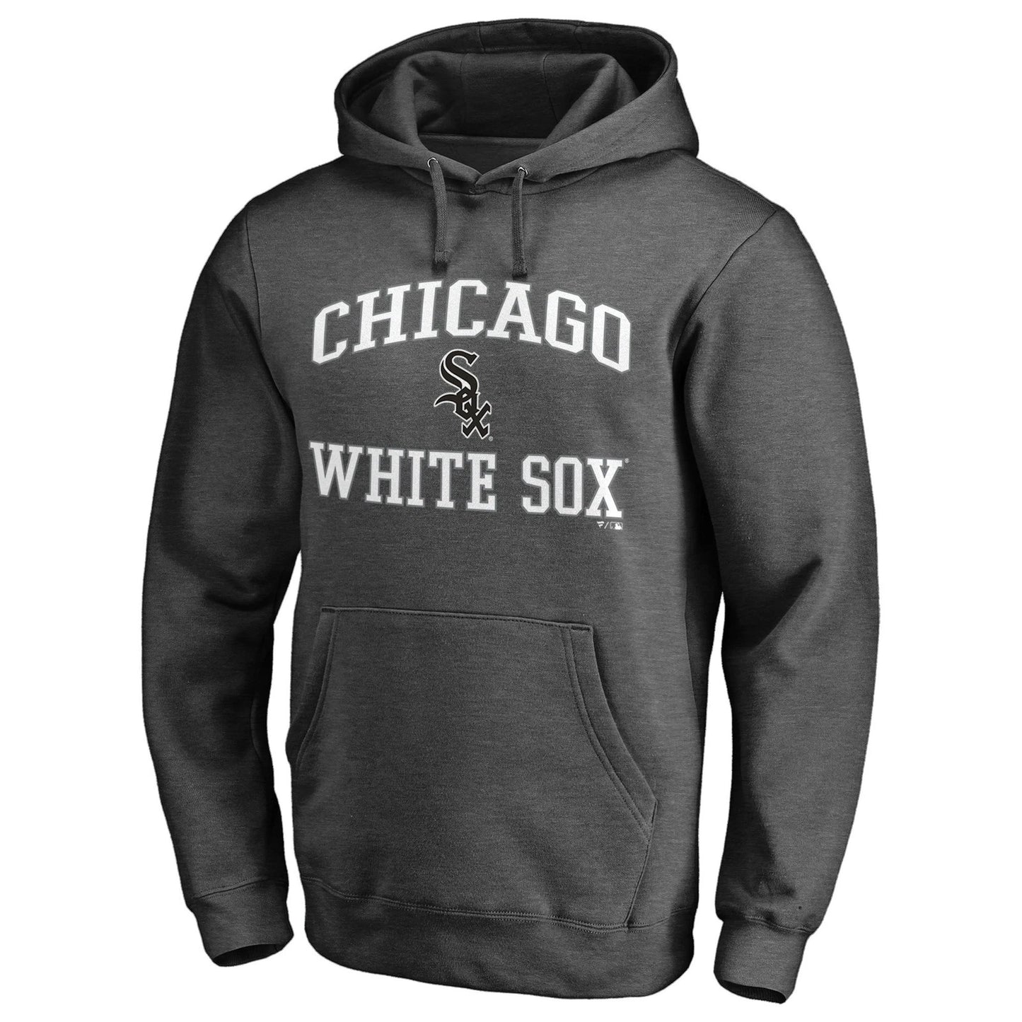 Chicago White Sox Charcoal Heart and Soul Pullover Hoodie