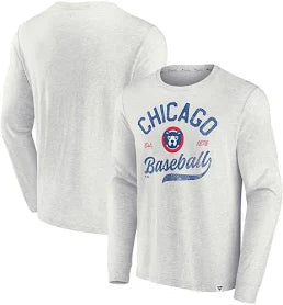 Chicago Cubs Oatmeal Game Maker Long Sleeve