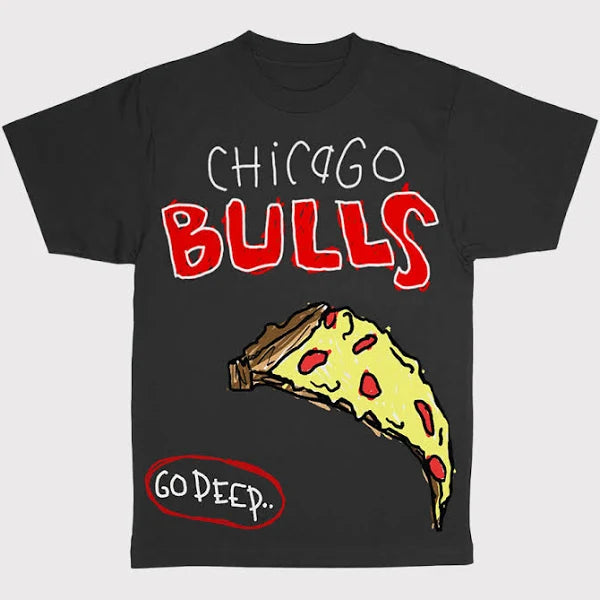 Chicago Bulls Black After School Special Pizza Tee