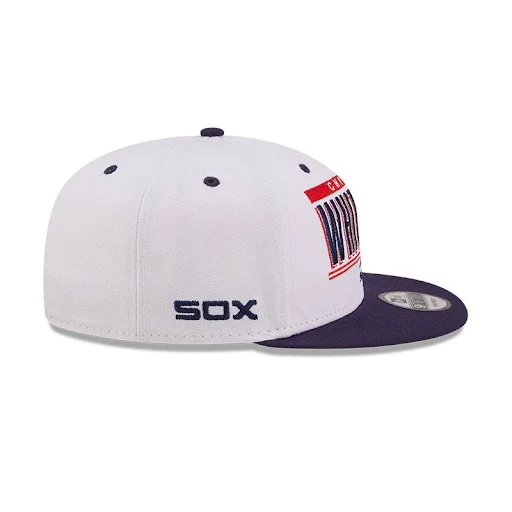 Chicago White Sox White Batterman Retro Title 9FIFTY Snap