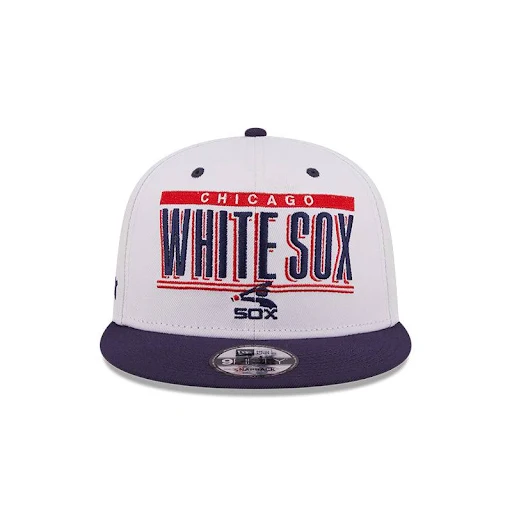 Chicago White Sox White Batterman Retro Title 9FIFTY Snap