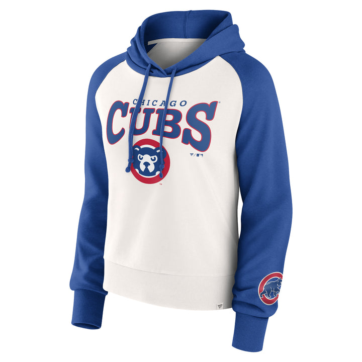 Women's Fanatics Branded White Chicago Cubs Series Pullover Sweatshirt
