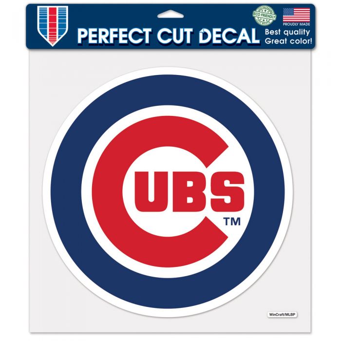 Chicago Cubs 12x12 Perfect Cut Bullseye Decal