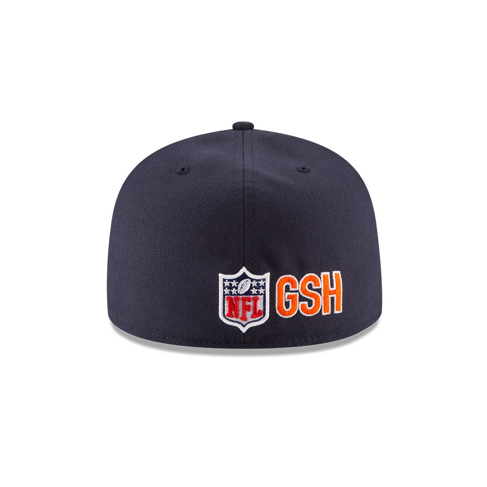 Chicago Bears Men's Navy Flatbill Hat with Script "B" Logo.