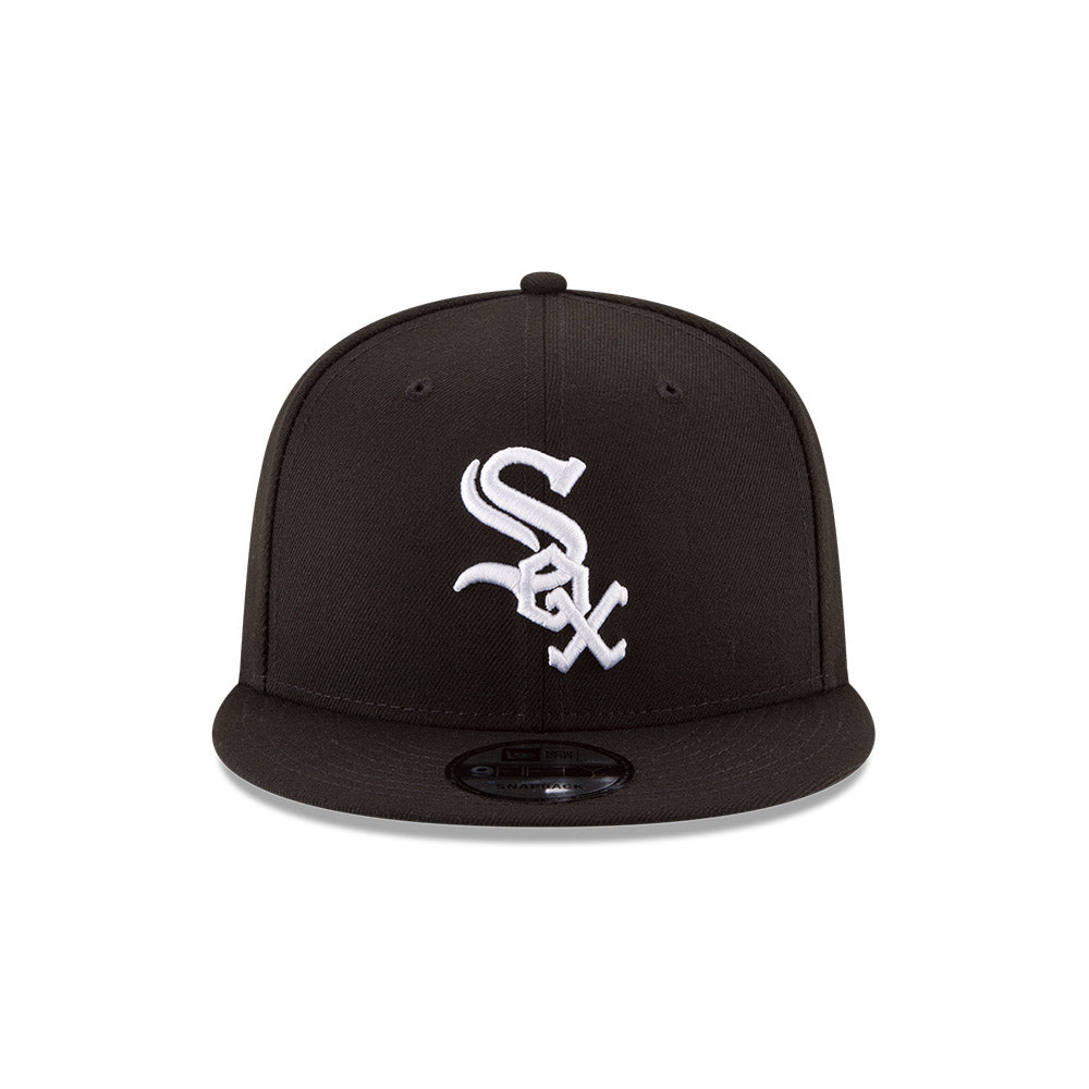Chicago White Sox Black 9FIFTY Snapback Hat
