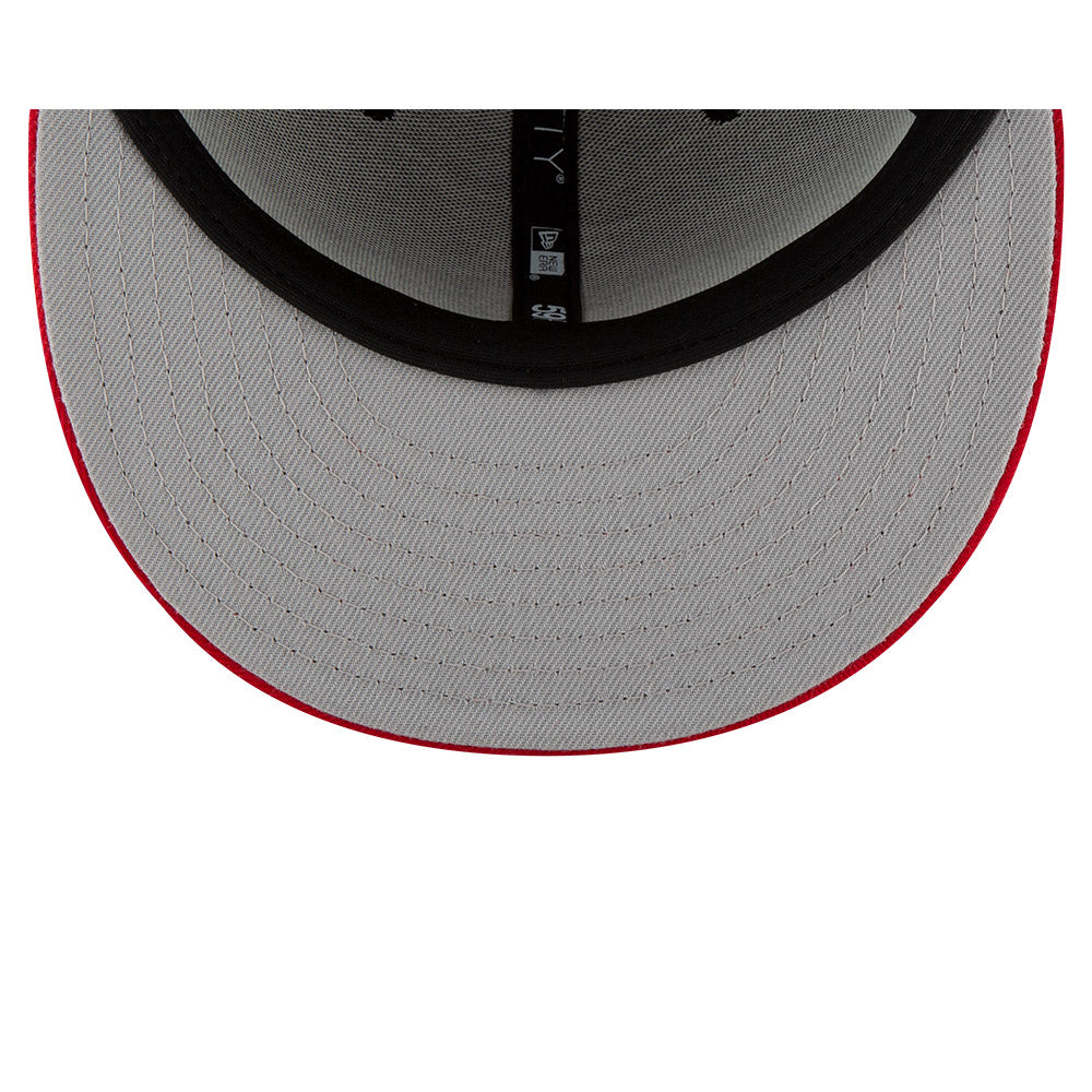 Chicago White Sox White Logo Red New Era 59FIFTY Fitted Hat