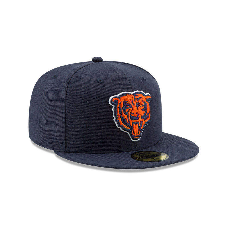 Chicago Bears Bear Face Logo New Era 59FIFTY Fitted Hat