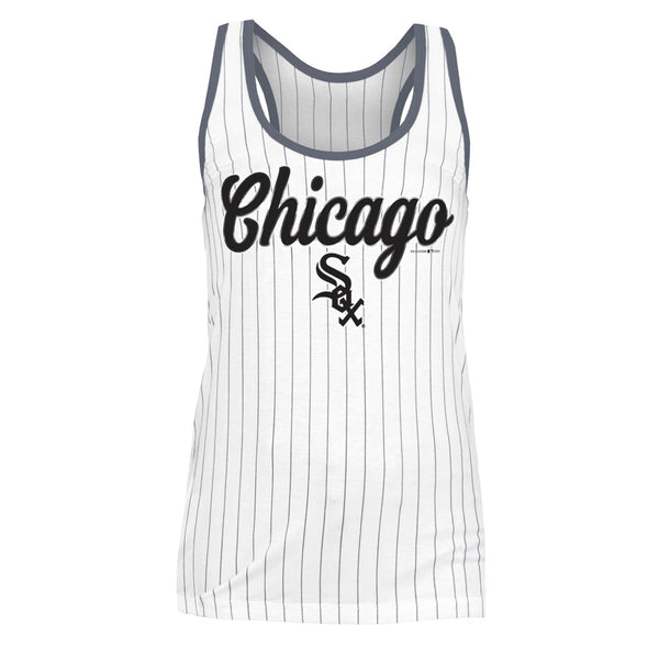 Lids Chicago White Sox Touch Women's Home Run Tri-Blend Sleeveless T-Shirt  - Gray/Black