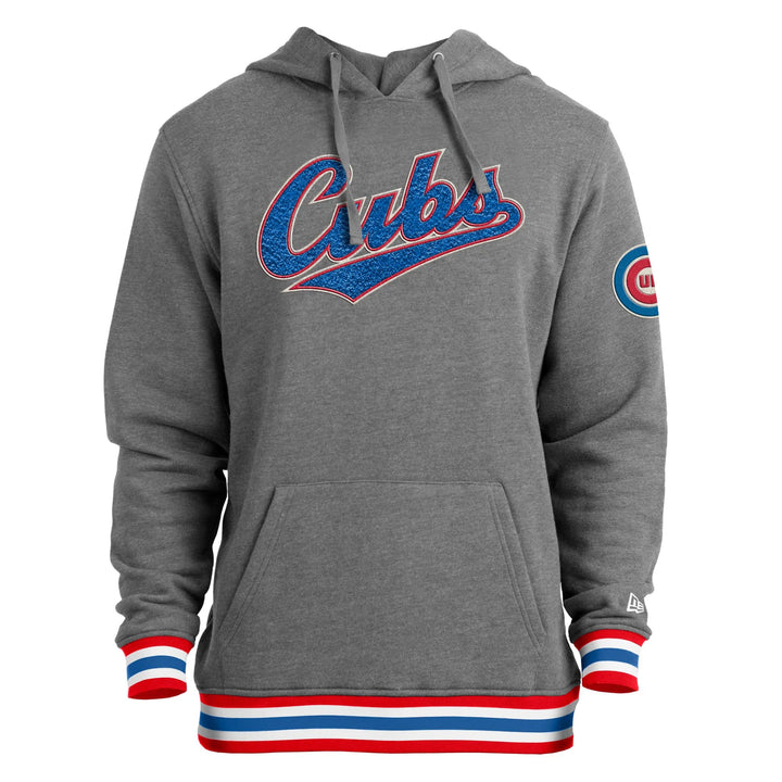 Chicago Cubs Script Grey Hoodie