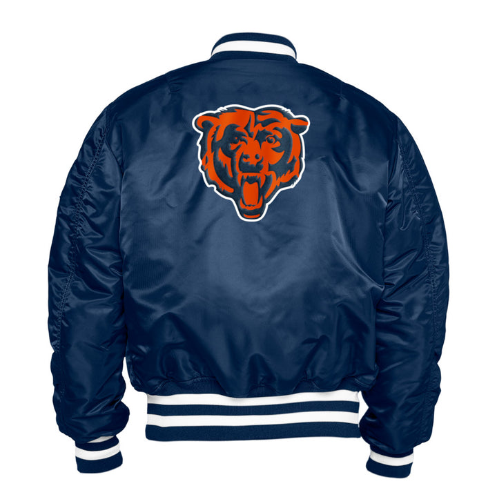 Chicago Bears Alpha Men's Satin Jacket