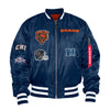 Chicago Bears Satin Bomber Jacket Escapism size 4XL NWT!!