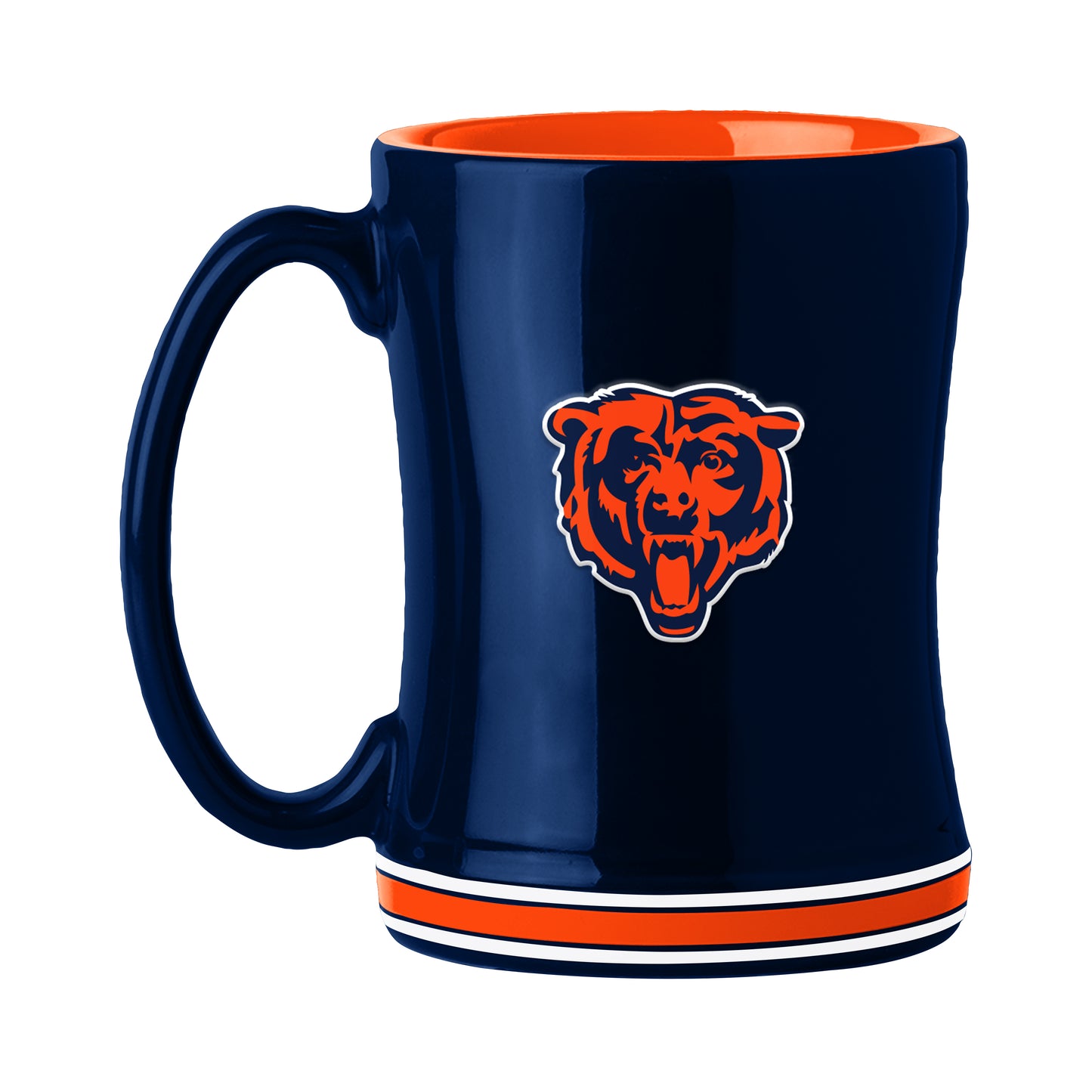 Chicago Bears 14 oz Sculpted Bearface Logo Relief Mug
