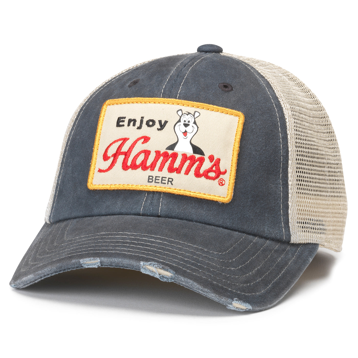 Hamm's Stone Navy Orville Meshback Adjustable Hat