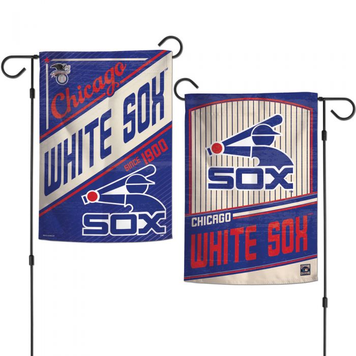 Chicago White Sox Navy/Beige Vintage 2-Sided Garden Flag