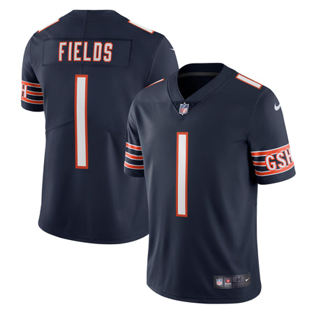 Men's Nike Justin Fields Navy Chicago Bears Game Jersey