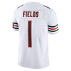 Men's Nike Justin Fields White Chicago Bears Vapor Elite Jersey