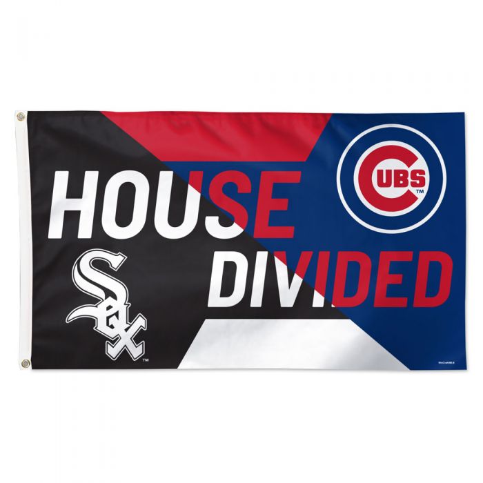 Chicago Cubs Chicago White Sox House Divided 3'x5' Deluxe Flag