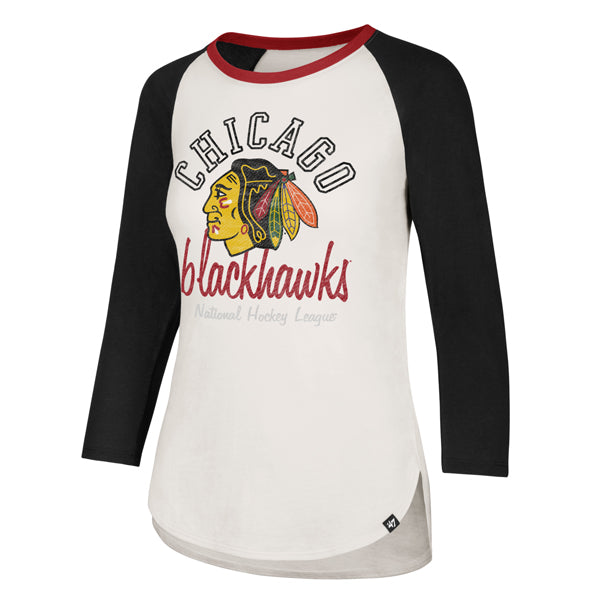 Chicago Blackhawks Tomahawk Majestic Patriotic t shirt Women's XL Black  short sl