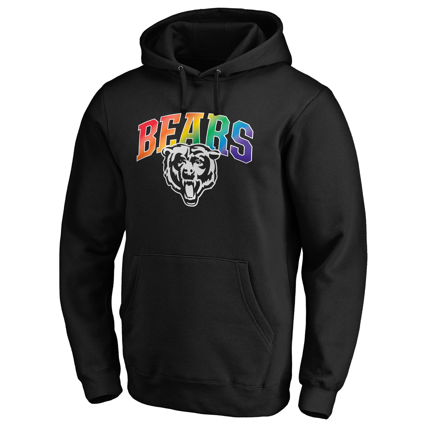 Chicago Bears Branded Pride Logo Hoodie - Black