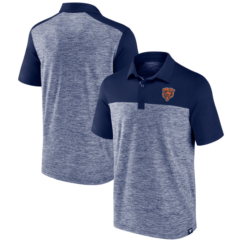 Chicago Bears Navy Clutch Polo